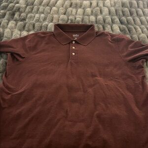 5/$25 Croft & Barrow Men's Burgundy Polo Shirt